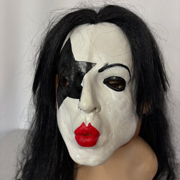 Vtg 1996 Paper Magic Group Star Child KISS Paul StanleyRubber Mask NWOT